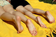 small preview pic number 2 from set 1365 showing Allyoucanfeet model Carmelina & Nati